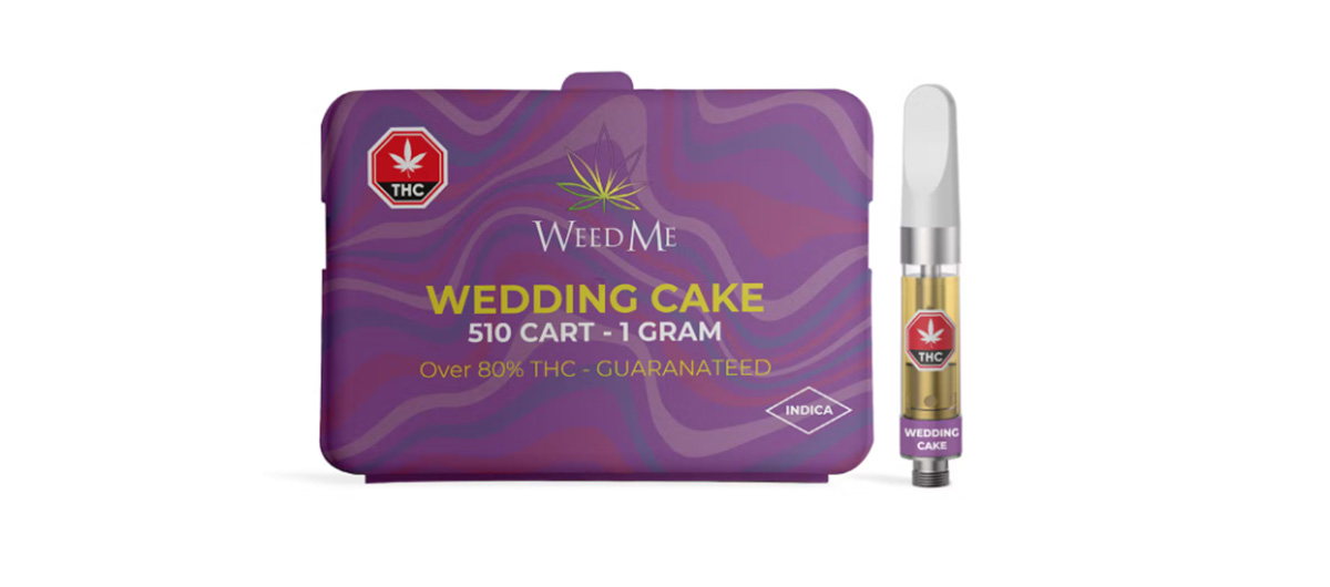 wedding cake vape cartridge from The 6ix cannabis store and weed dispensary.